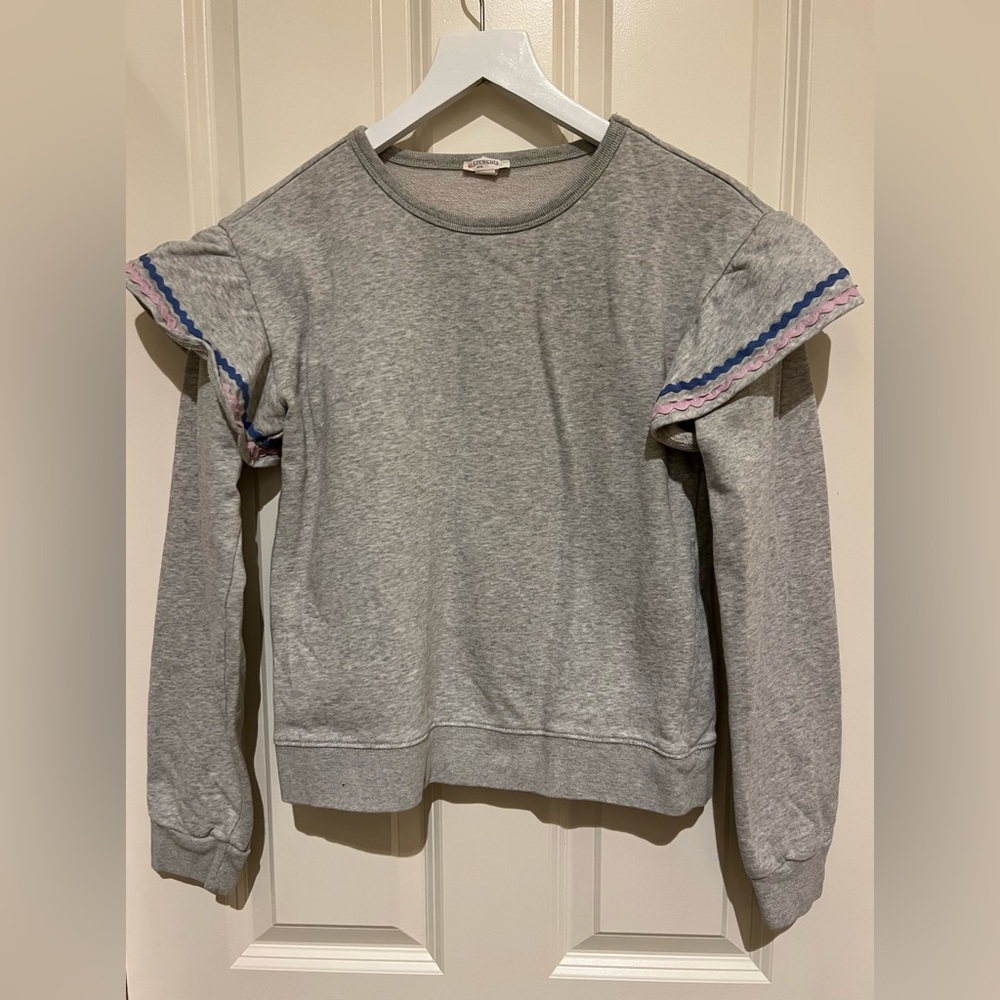 Crewcuts Jcrew girl sweatshirt size XL or 12/14